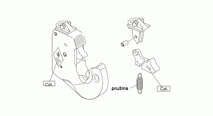 GKN Walterscheid 1308524 / 308524 Pružina 16,0x1,6