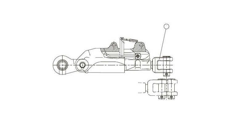 GKN Walterscheid 1308496 / 308496 / R341882 Tyč stabilizátoru M30, 130 mm