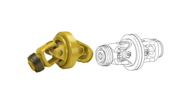 Homokinetický kloub WG2480, 1 3/8" Z=6, profil 1b