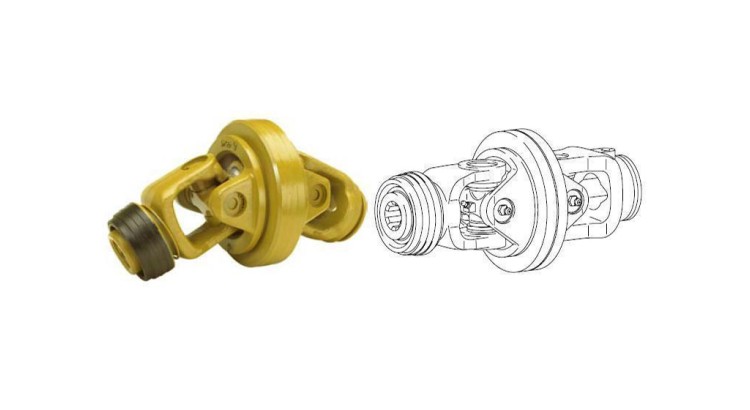 GKN Walterscheid 1138964 / 138964 Homokinetický kloub WG 2480, 1 3/8" Z=6