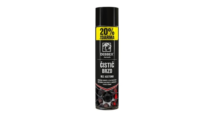 DEN BRAVEN TA10114 Čistič brzd bez acetonu 500ml +20% ZDARMA