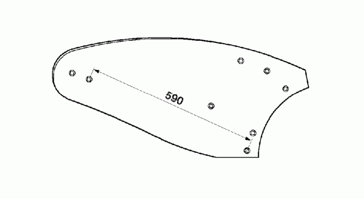 Odhrnovačka P vel. 35