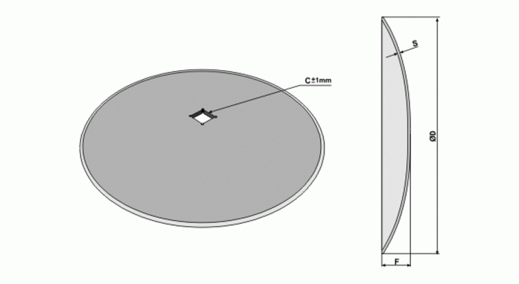 Disk hladký 510 31x31 5 mm