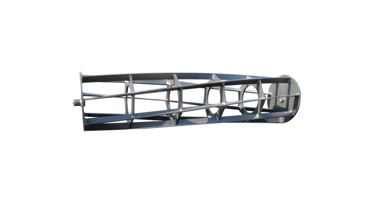 Válec drobící 1,5 m - 330 mm, točený, 7 prutů 8x40