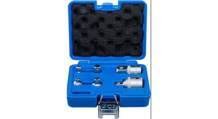 BGS 100199 Adaptéry 1/4" ÷ 3/4" 4-hran  sada 6 ks