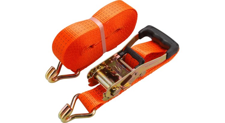 EXTOL 8861151 Pás upínací ráčnový s háky 3m x 50mm, max. 4000kg