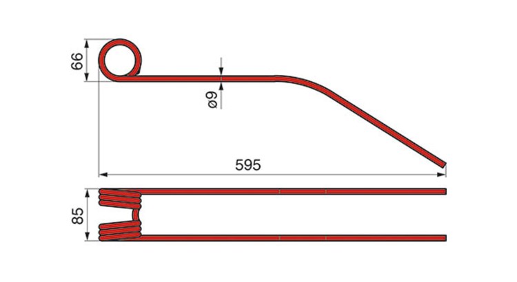 Pružina shrnovače Class