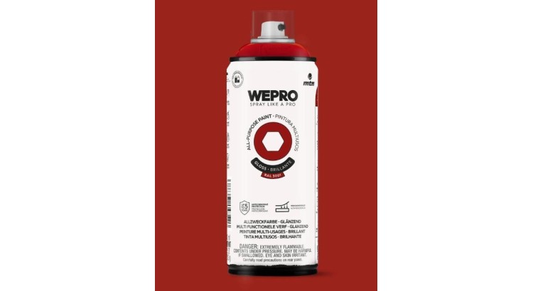 WEPRO WE-EX014WP3000 Sprej barva červená RAL3000 400ml