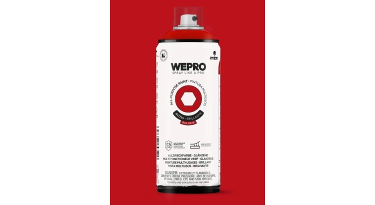 WEPRO WE-EX014WP3020 Sprej barva červená RAL3020 400ml