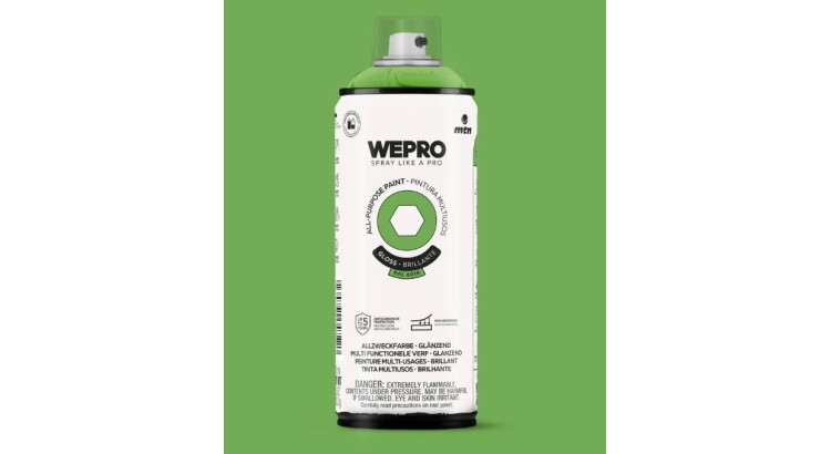 WEPRO WE-EX014WP6018 Sprej barva zelená RAL6018 400ml