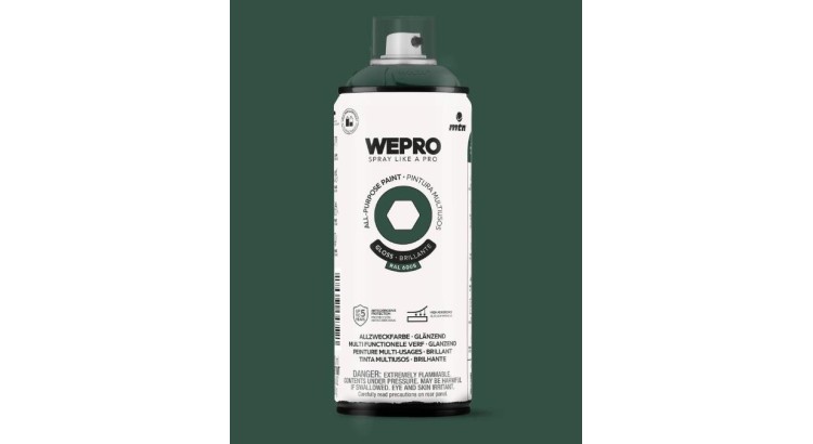 WEPRO WE-EX014WP6005 Sprej barva zelená RAL6005 400ml
