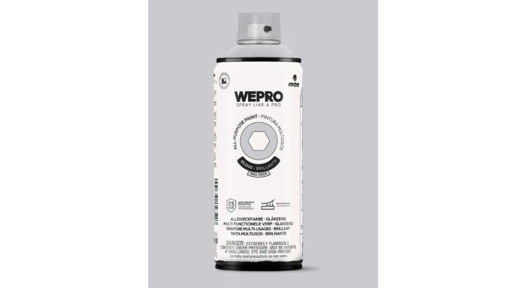 WEPRO WE-EX014WP7035 Sprej barva šedá RAL7035 400ml