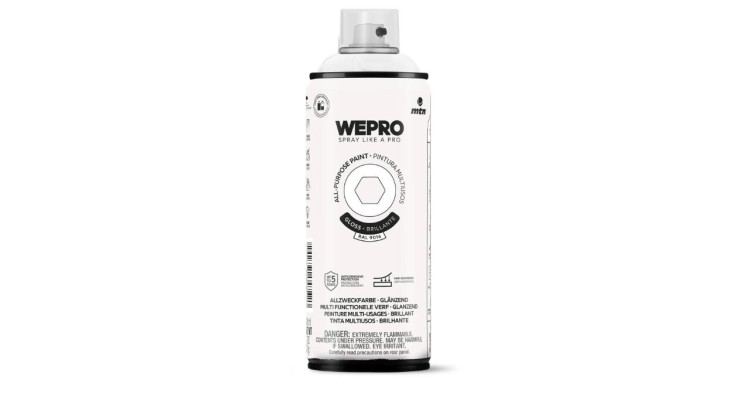 WEPRO WE-EX014WP9016 Sprej barva bílá RAL9016 400ml