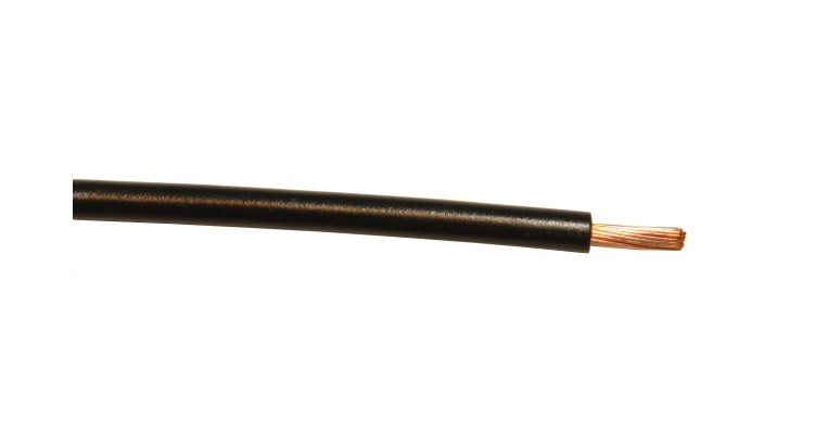 Kabel CYA 1,5 černý