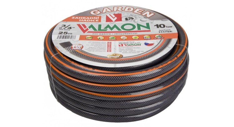 Hadice na vodu zahradní PVC GARDEN šedá (10BAR) 3/4"