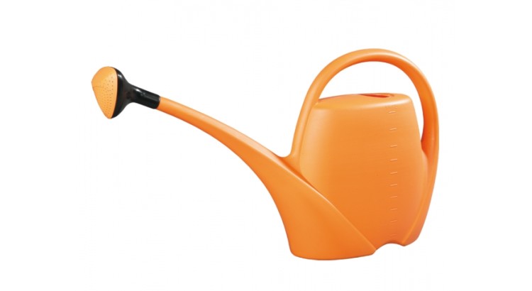 Konev SPRING plastová s růžicí oranžová 10,5l
