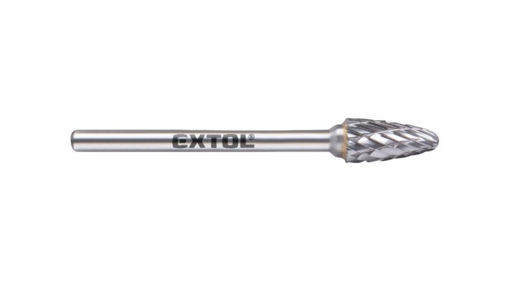 EXTOL 8703853 Fréza karbidová, kulatý oblouk, pr.6x13mm, pr.stopky 3mm