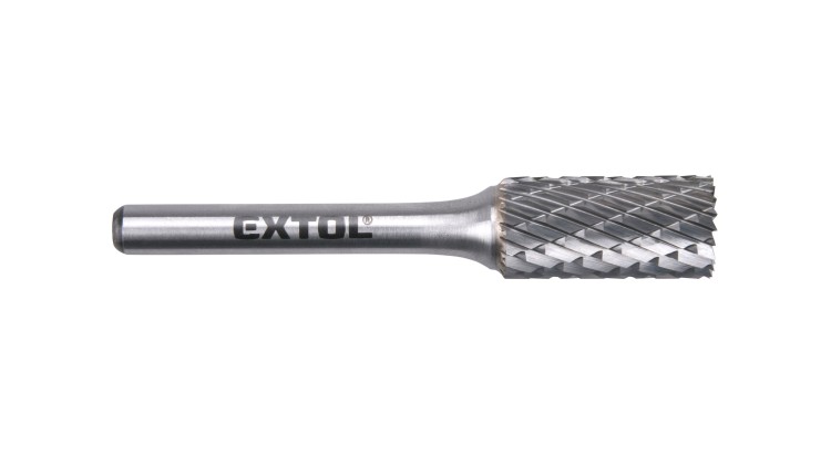 Extol Industrial 8703715 Fréza karbidová, válcová s čelním ozubením, pr.12x25mm