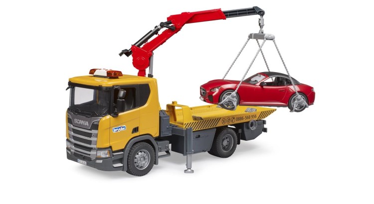 Bruder 3552 Super 560R Odtahové vozidlo se světelným a zvukovým modulem