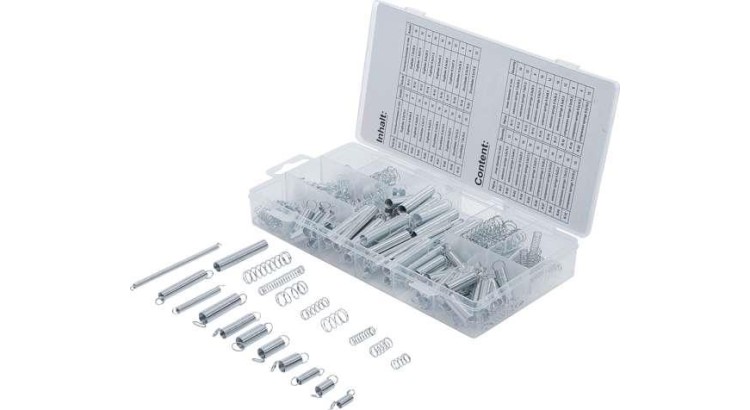 BGS Technic BGS108047 Tažné a tlačné pružiny pr. 4 ÷ 9,5 mm 200 dílů