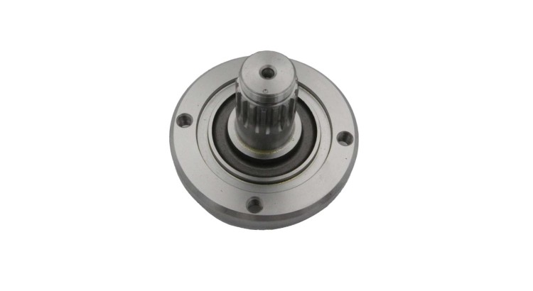 Pöttinger 385.60.261.1 Hřídel s nábojem pro disk - 2 drážky 35mm LK100 WI