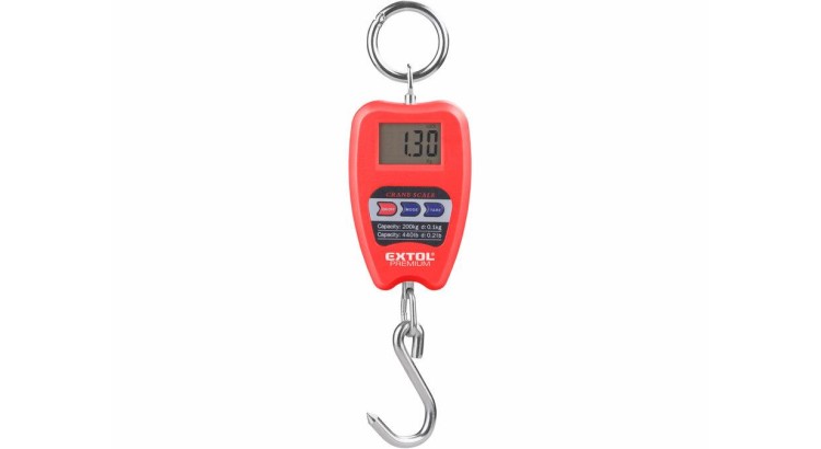 Extol 8822000 Váha závěsná digitální, 0,35 - 200kg
