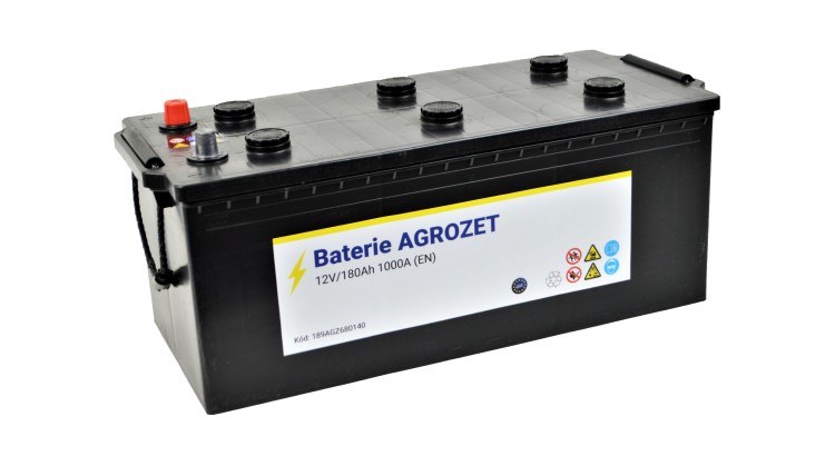 Baterie AGROZET 12V/180Ah (1000A EN)