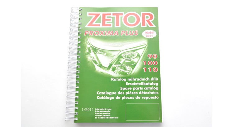 Zetor 222.212.549 Katalog ND - Z PROXIMA PLUS M2011 5-ti jazycny 222212549
