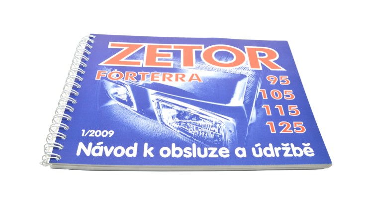 Návod k obsluze a údržbě Z 95 - 125 Forterra - CZ 222212486