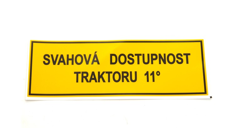 67118203 Štítek - svahová dostupnost