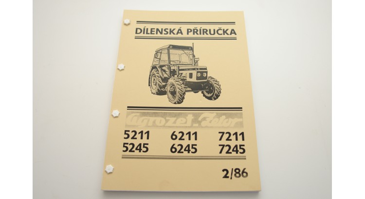 Zetor 222.212.330 Dílenská příručka  Z 3321- 7341 německy - dodatek