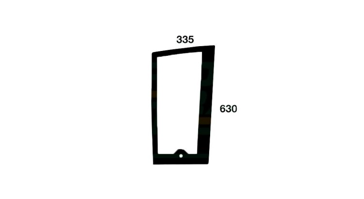 Sklo přední malé levé Mc 935527