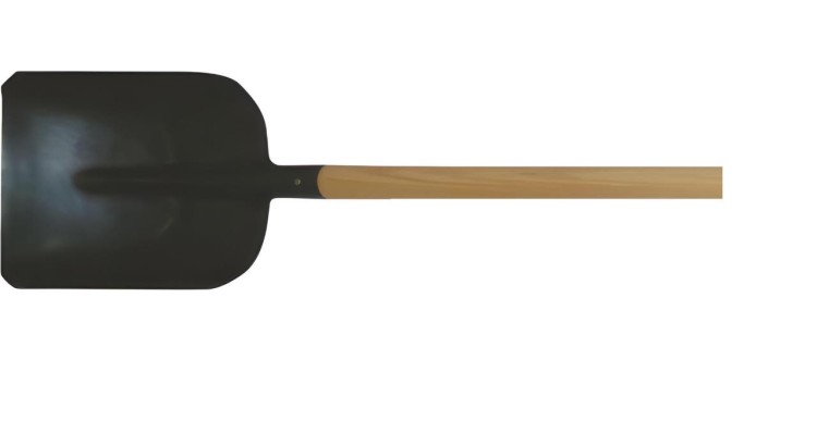 Lopata stájová černá s násadou 130 cm