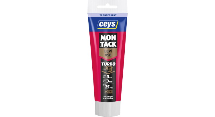 CEYS Lepidlo Montack Turbo transparent 125ml