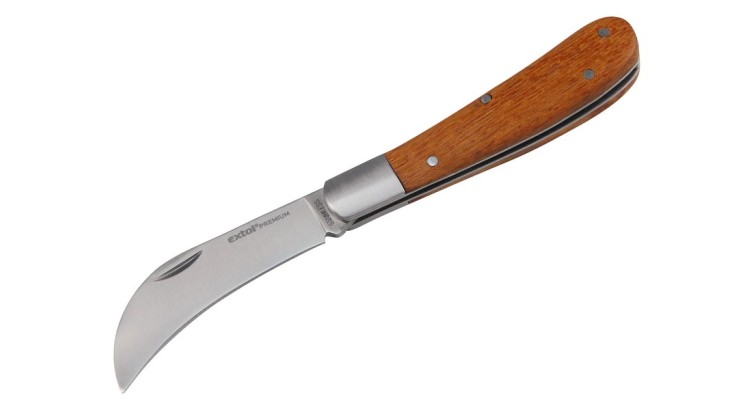 EXTOL PREMIUM 8855110 Nůž štěpařský zavírací nerez