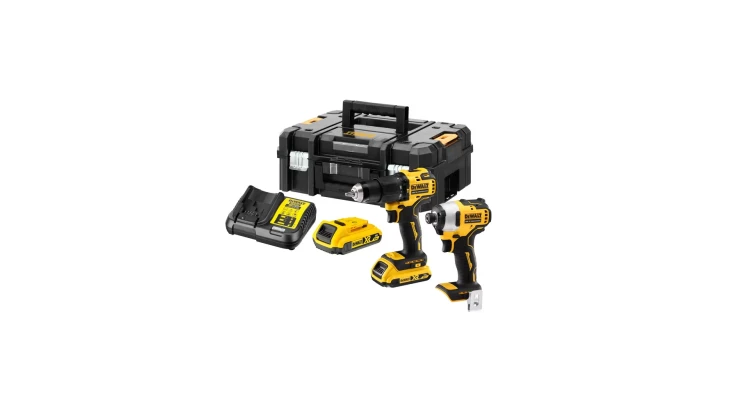 DEWALT DCK2062D2T Aku sada DCD709 + DCF809 v kufru