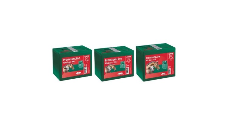 AKO Baterie pro elektrický ohradník 9V, alkalická 120 Ah