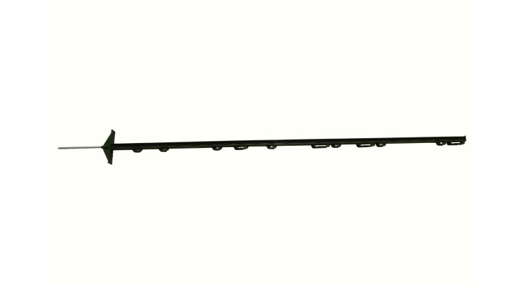 KERBL Plastový sloupek dvojitý nášlap/jednoduchý hrot/zelená/156cm