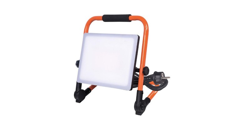 SOLIGHT WM-100W-FEQ LED reflektor se sklopným stojanem,100W, kabel se zástrčkou