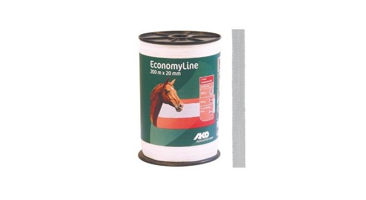 33190 EconomyLine Polyetylenová páska pro elektrické ohradníky - BASIC 20 mm