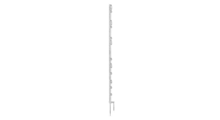 Sloupek pro elektrický ohradník AKO TITAN 140 cm, plast bílý, dvě špičky