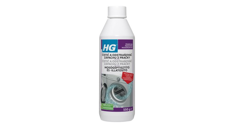 HG Čistič a odstraňovač zápachu z pračky 550 g