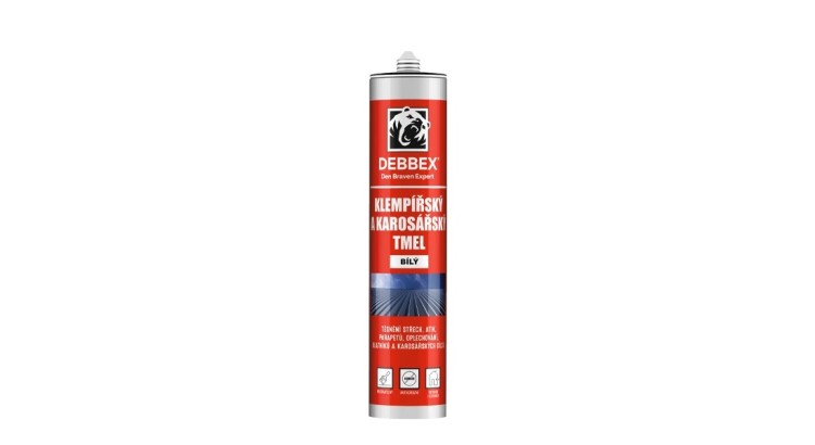 Den Braven Tmel klempířský a karosářský bílý 280ml