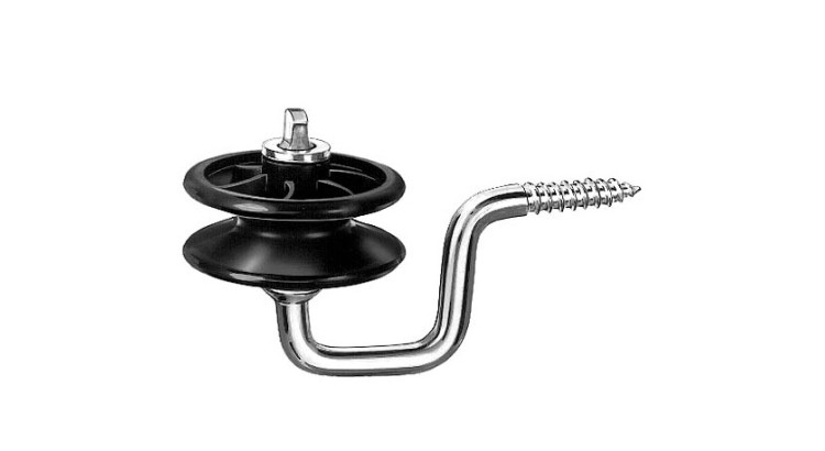 KERBL Izolátor pro elektrické ohradníky AKO, rohový, napínací, vrut 7 mm