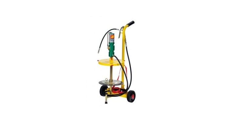 SD1106 Pneumatická mazací sestava 60:1 mobilní, 18-30kg