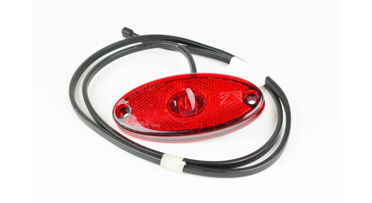 Světlo poziční červené LED+1m kabel