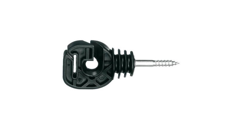 Izolátor pro elektrické ohradníky LISTER, WI 94 s vrutem 6 mm pro pásku do 20 mm