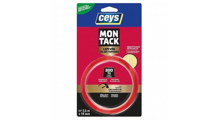 CEYS MONTACK 48507302 Oboustranná lepící páska 2,5m x 19mm