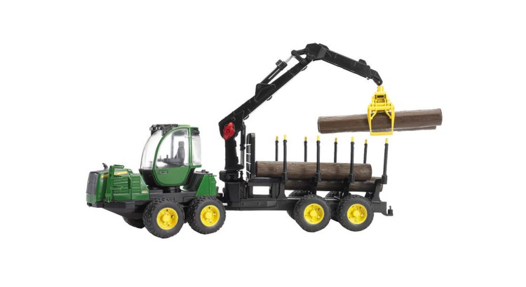 Bruder 02133 John Deere Přepravník na dřevo