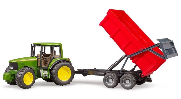 Traktor John Deere 6920 + sklápěcí valník Bruder 02057